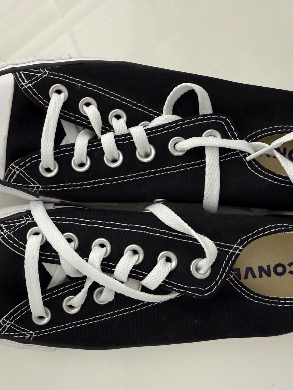 Converse Chuck Taylor Black Low-Top Sneakers - never worn